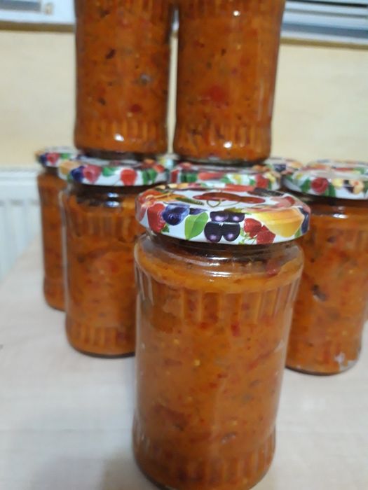 Zacusca de vinete cu ciuperci 100% naturală