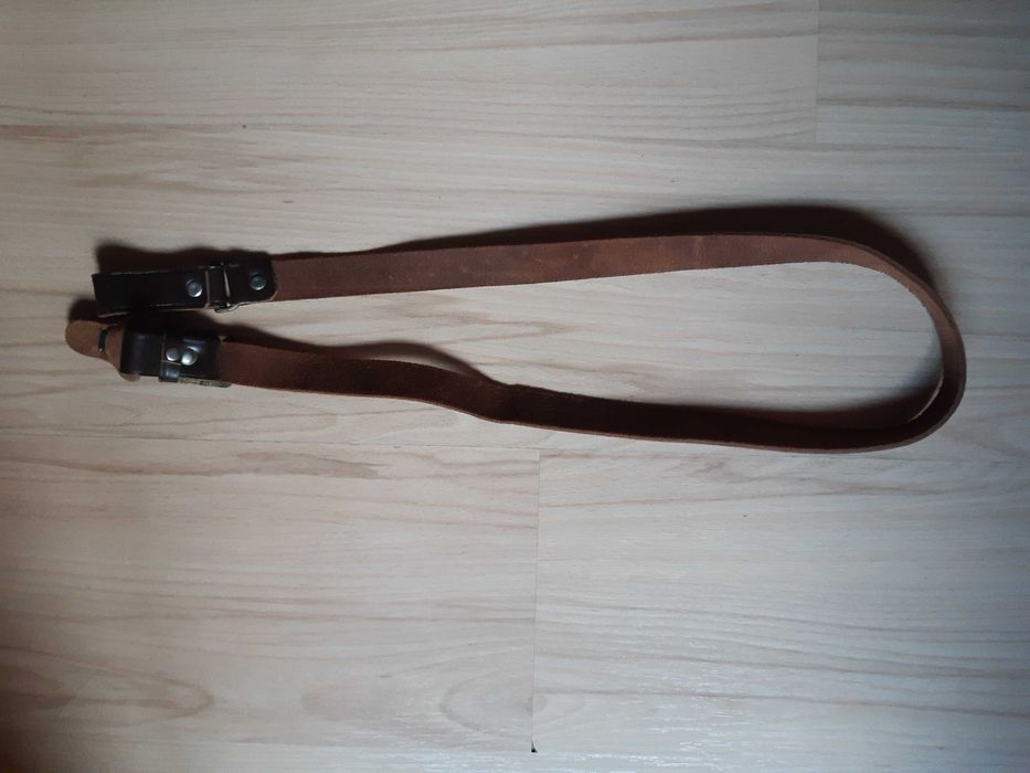 Ремък (портурей) за военен колан, ест.кожа неизползван