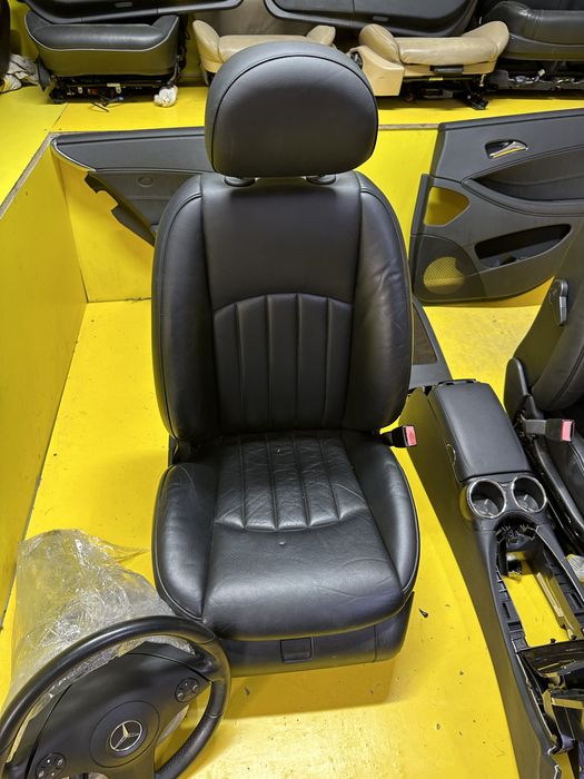 Салон w219 cls черный