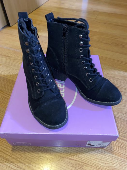 Botine cu toc mic de toamna