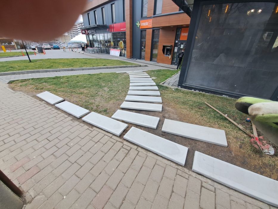 Intervale gard, pălării, capace gard, coame gard, dale beton ,capace