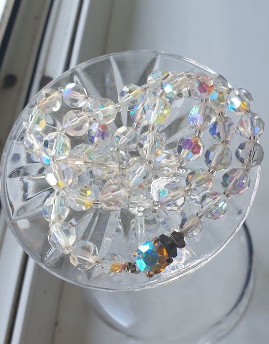 Бусы чешские аврора бориалис