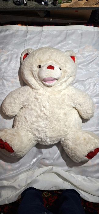 Мишка большой белый