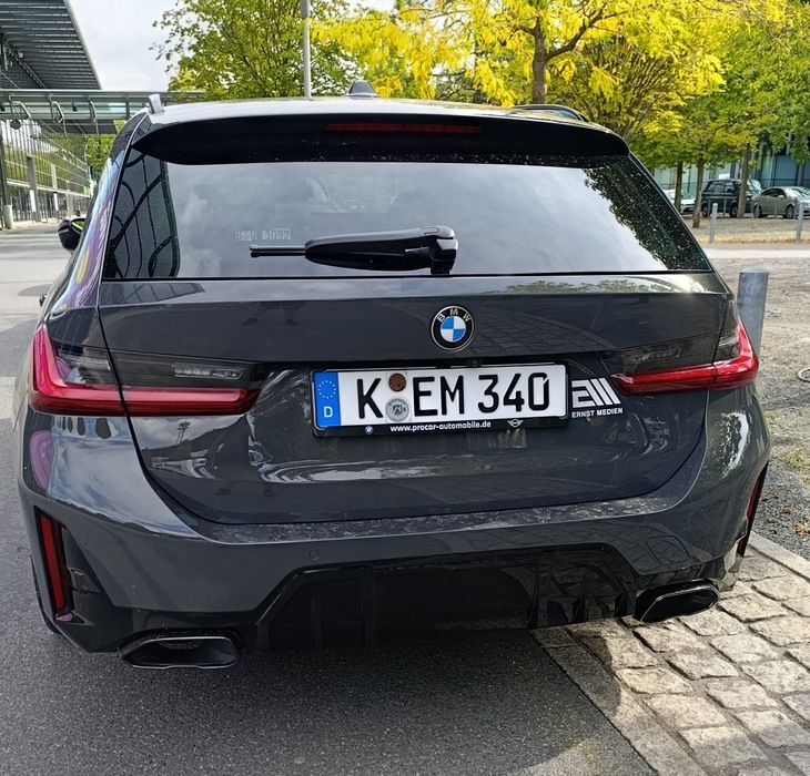 Задна броня (М-пакет) за BMW 5 series G61 комби (2025г.)