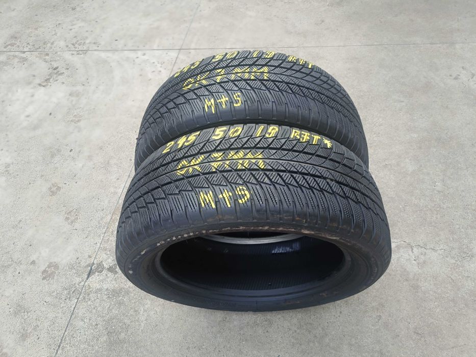 Doua anvelope iarna 245 50 19 bridgestone blizzak LM 001 run flat
