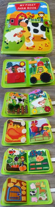 Нови Монтесори тихи книжки от филц / Busy books