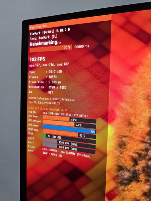 Rtx 3070 ti  8gb Gamerock