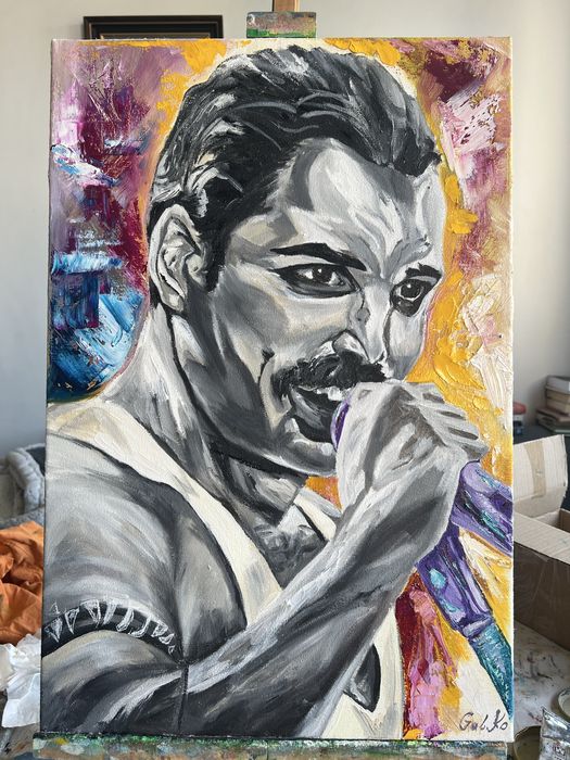 Маслена картина на Фреди Меркюри