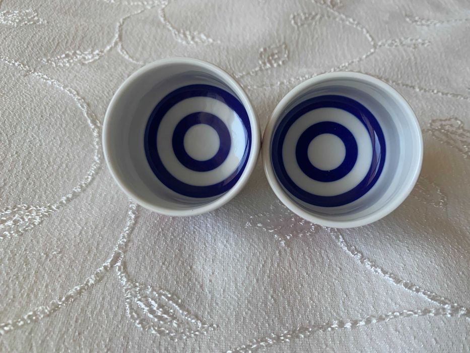 Чашки за саке, комплект 2 бр, порцеланови, оригинални японски, Nagaoka