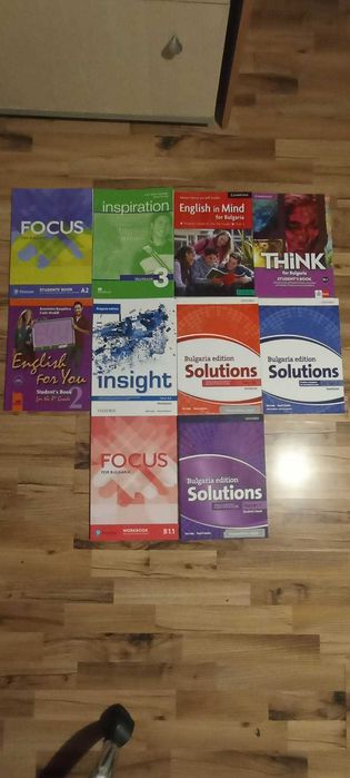 Учебни помагала по английски.Нива А1 A2 B1.1 - 15 лева за брой