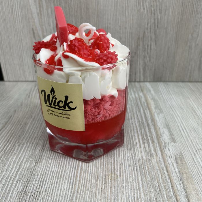 Свечи ручной работы. С ароматом клубники, шоколада, мандарина.