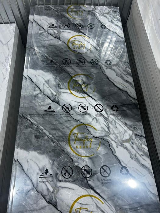 Гибкий мрамор, бамбуковый панел, лувр