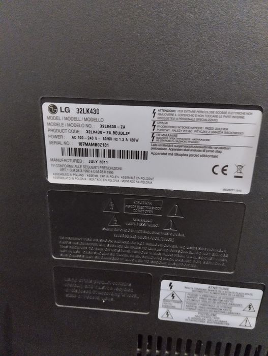 Продавам телевизор Lg 32ка