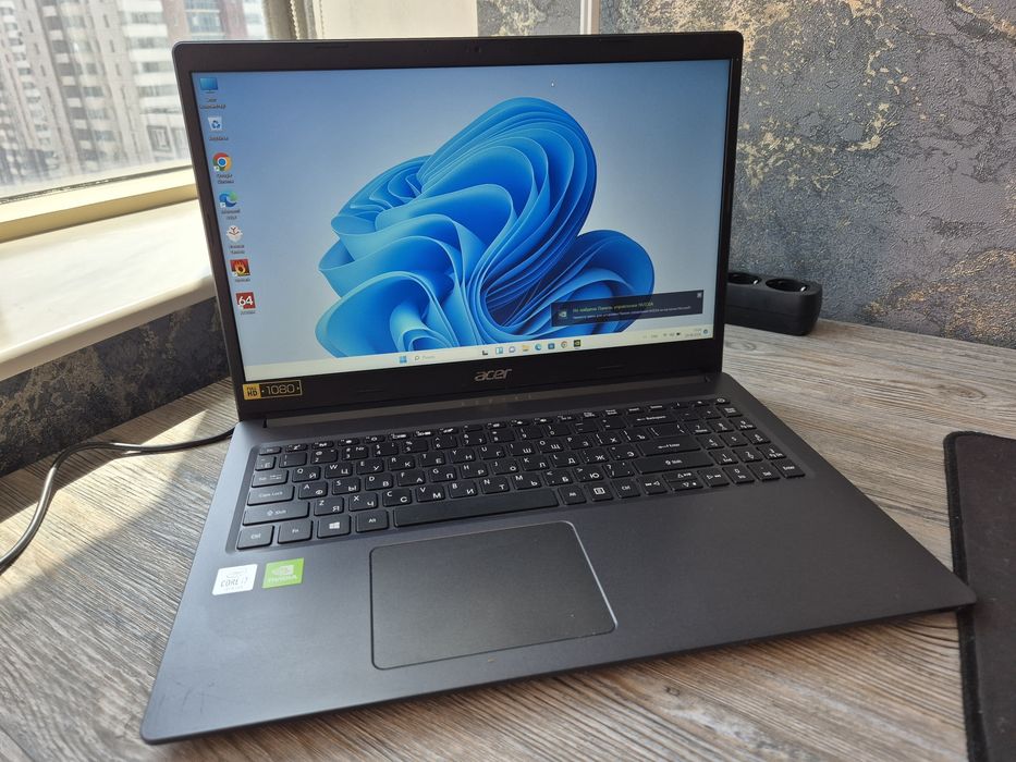 Ноутбук Acer Corei7-10 ОЗУ 16гб видеокарта MX230