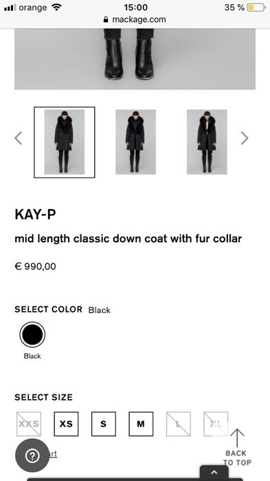 Parka Haina Geaca lunga de iarna Mackage