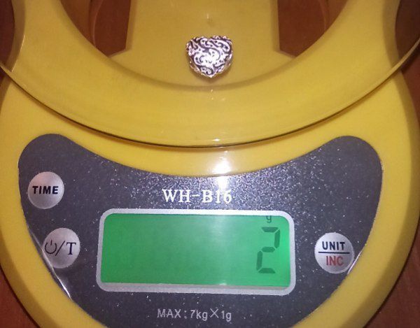 Серебряный шарм-подвеска