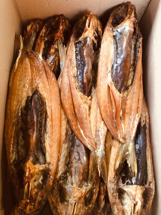 Кефаль горячего копчения