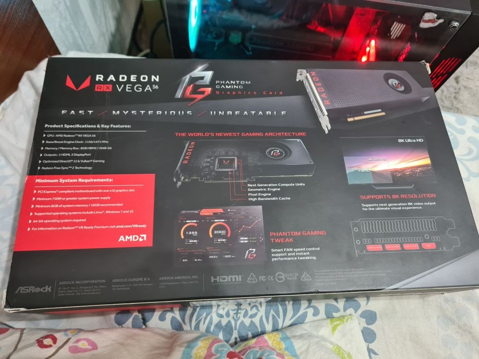 AMD Vega 56 Phantom Gaming 8Gb HBM2