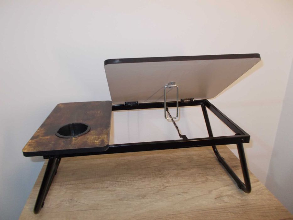 Masa plianta de pat pentru laptop 56x33x24 cm