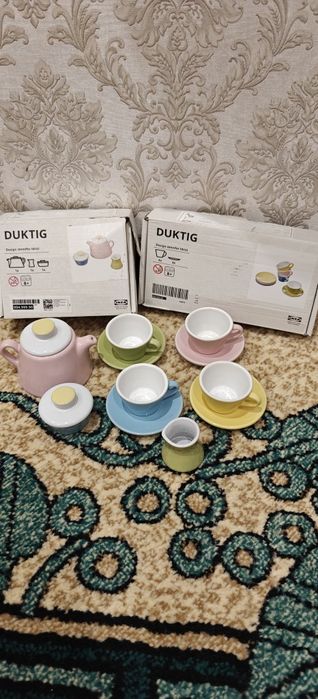 Ikea Duktig набор чайник