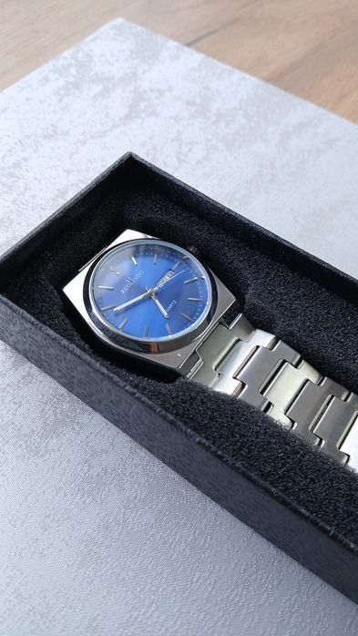 Silver/Blue сағат — стильді сыйлық