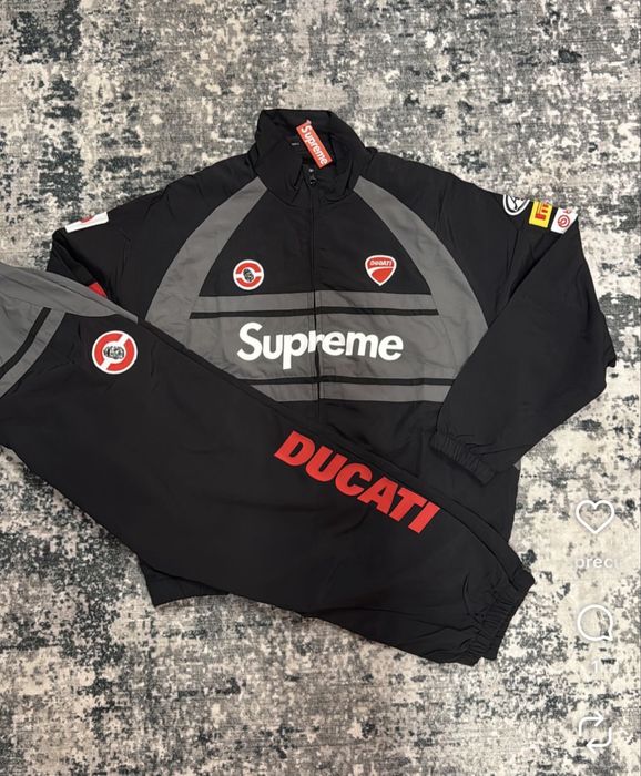 Supreme x ducati tracksuit compleu