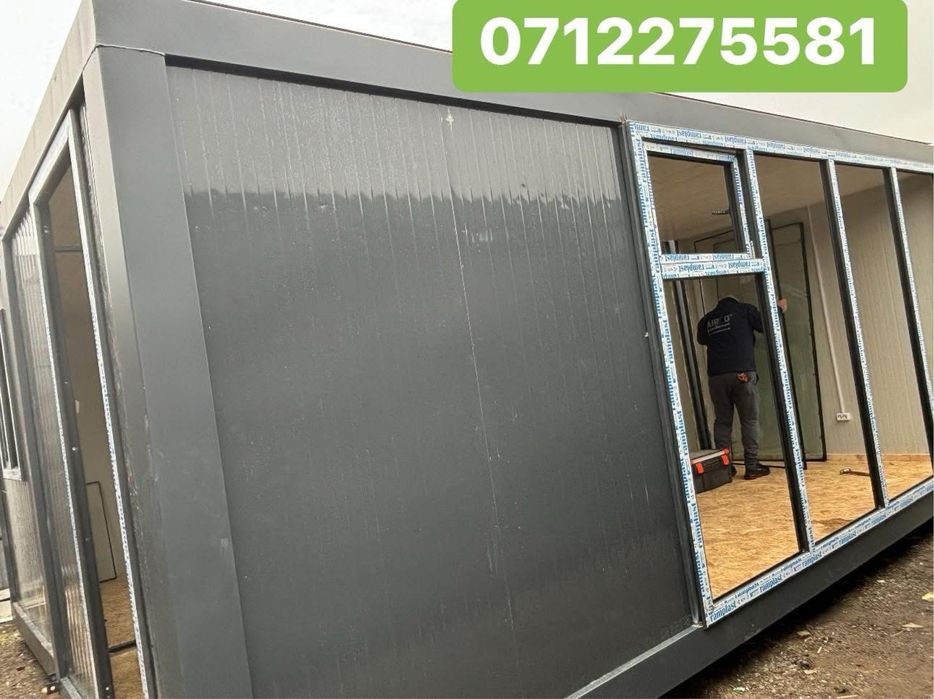 Container modular containere modulare cu vitrina de sticla montaj rapi