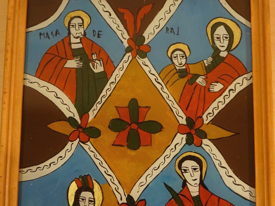 Icoana rara ‘Masa Raiului’, pictura de Feur Gheorghe, Nicula