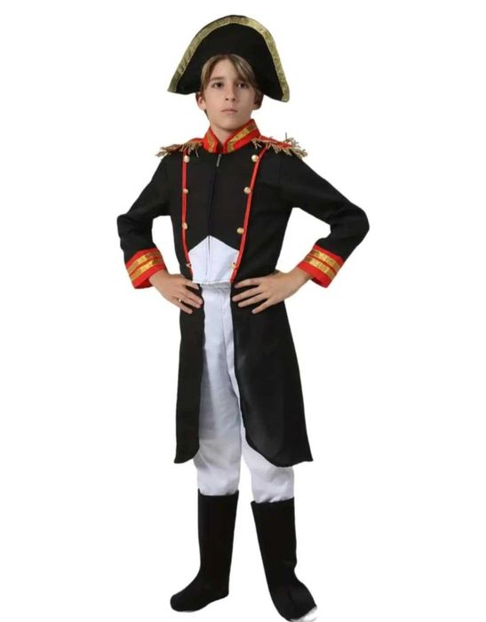 Costum REGE furnica lacusta licurici bondar print greier nor vanator imparat crai lup urs napoleon francez iepure soare pirat plerina coroana sceptru