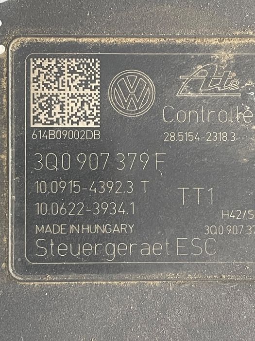 Pompa Abs Volkswagen Golf Vii 5G1, Be1 2012 - > 3Q0907379F 3Q0614517F