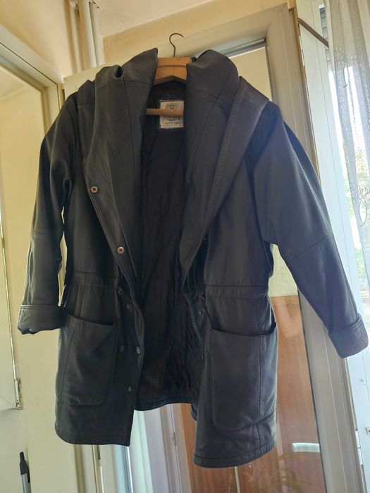 Яке от естествена кожа