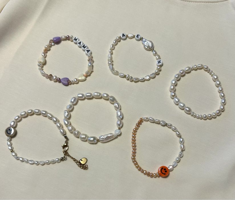 Огърлици, колиета и гривни - естествени перли