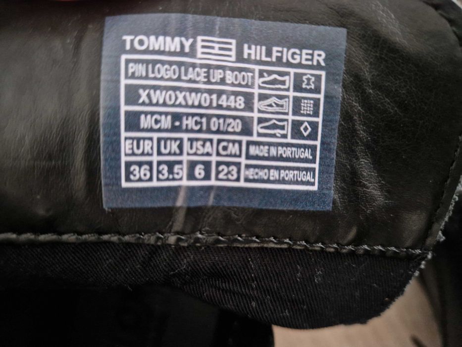 Tommy Hilfiger botine din piele, marimea 36
