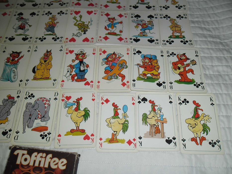 Carti de joc copii Toffifee anul 1993 noi