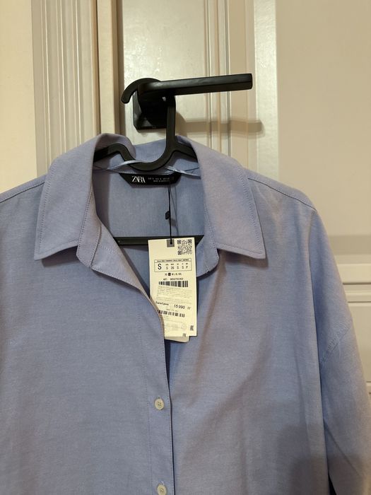 Рубашка zara с этикеткой