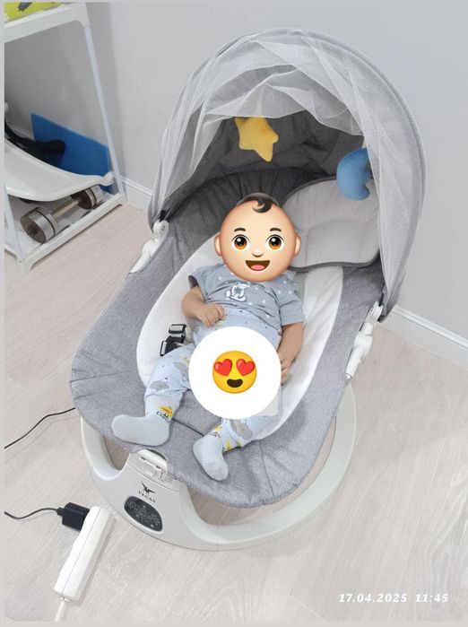 Шезлонг PEGAS 08MAX серый