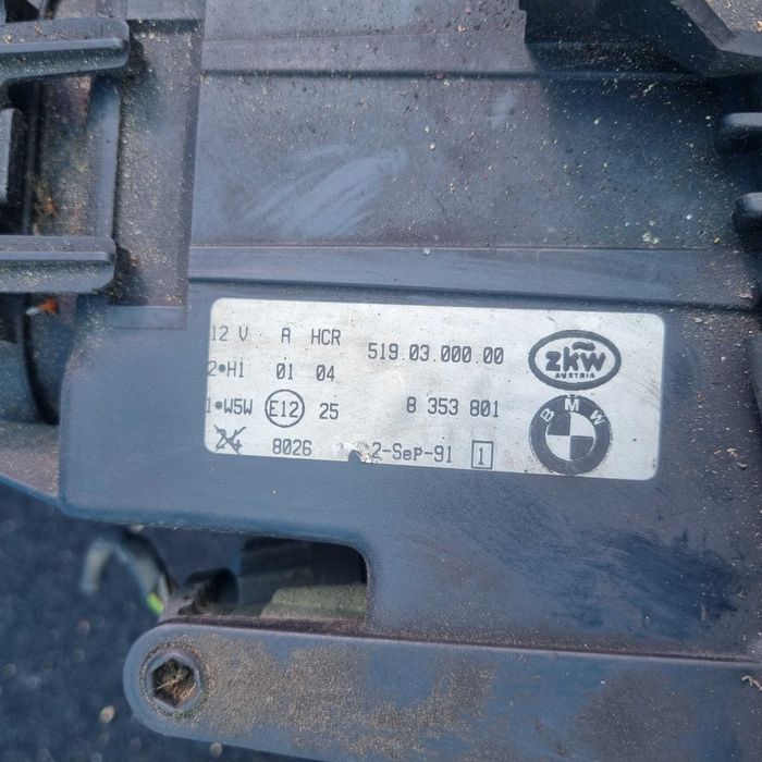 Передние фары на БМВ Е36 / BMW E36