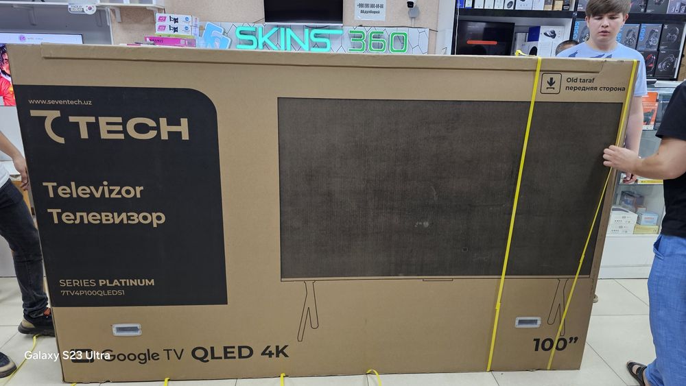 Премиум телевизор SEVENTECH 100Qled S1 Smart 4k Google Tv