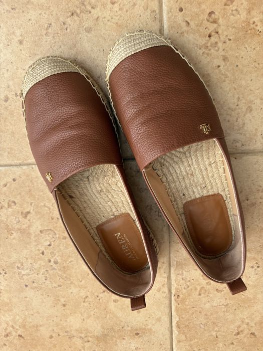 Кожени еспадрили Lauren Ralph Lauren
