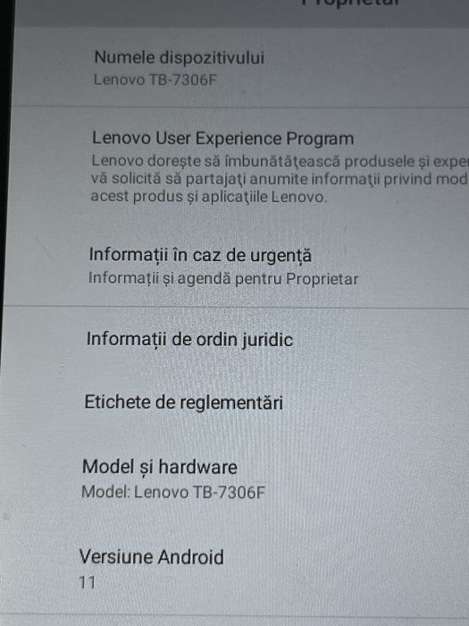 Tableta lenovo functionala