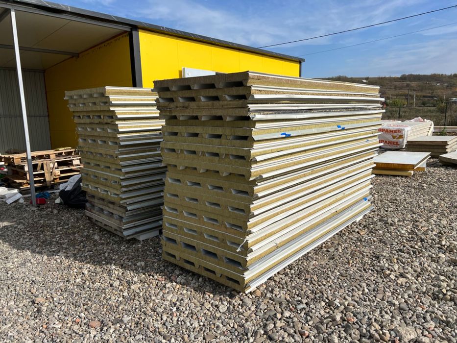 Panouri Termoizolante-Sandwich Vata Minerală calitatea 2