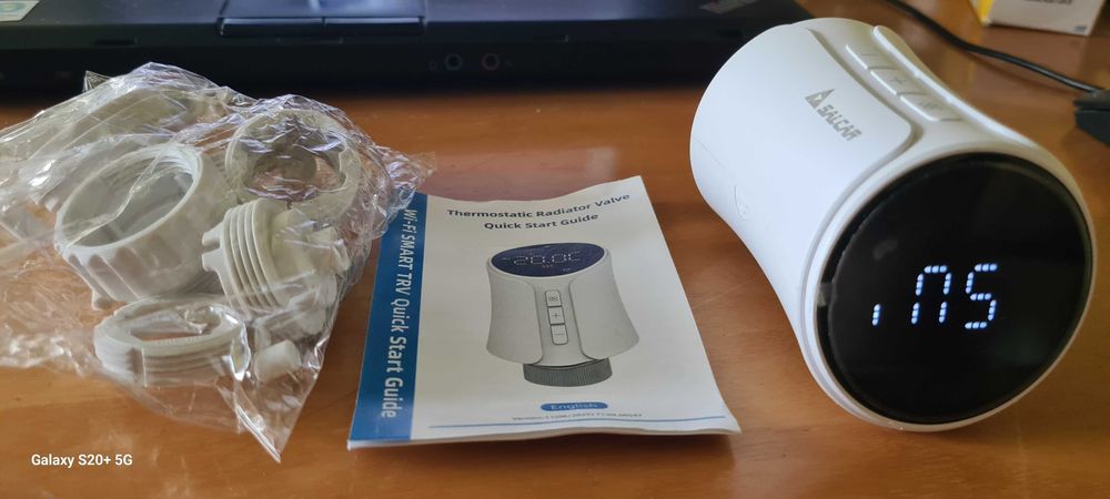 Termostat calorifer, inteligent, Wi-Fi Salcar TRV706W