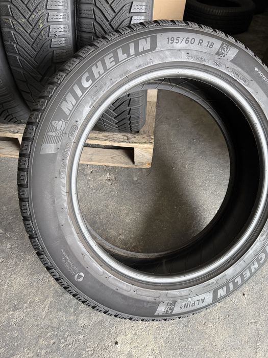 4 anvelope iarna 195/60/18 Michelin 7 mm!