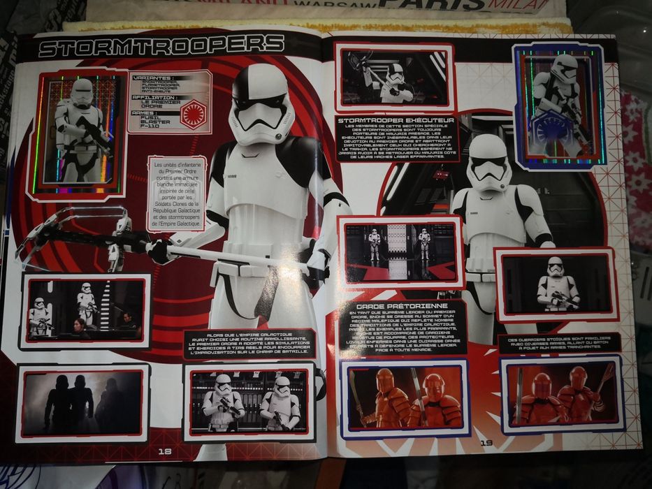 Album Star Wars stickere