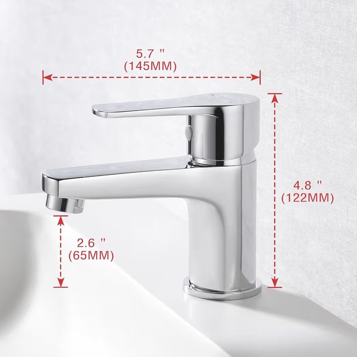 Ibergrif  смесител за баня,мивка,хромирана повърхност  против петна