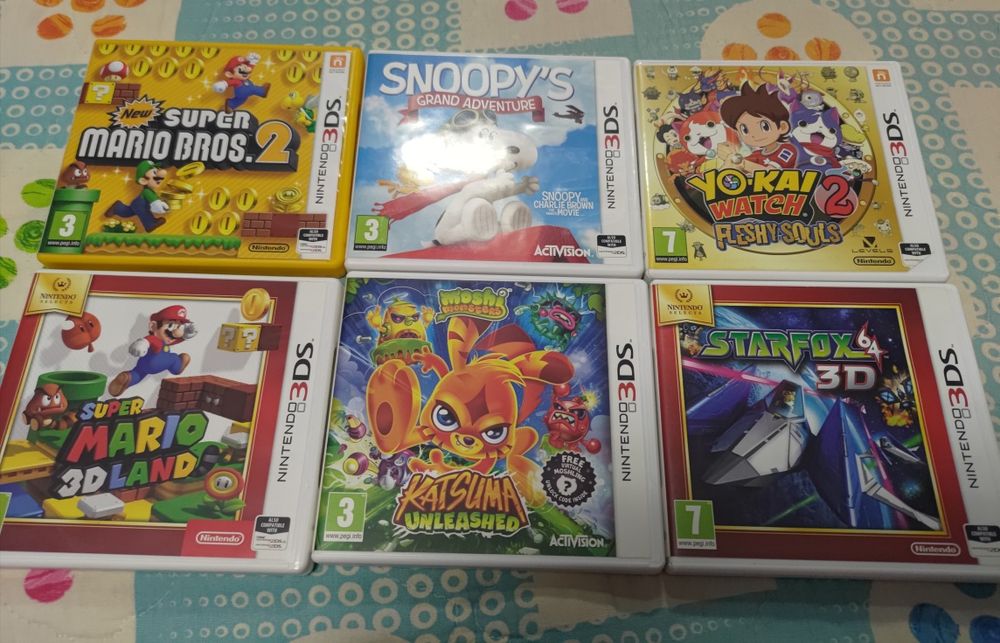 OFERTĂ -Jocuri pentru Nintendo 3ds - Pachet 6 dischete