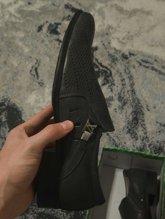 Туфли кожаные, макасины