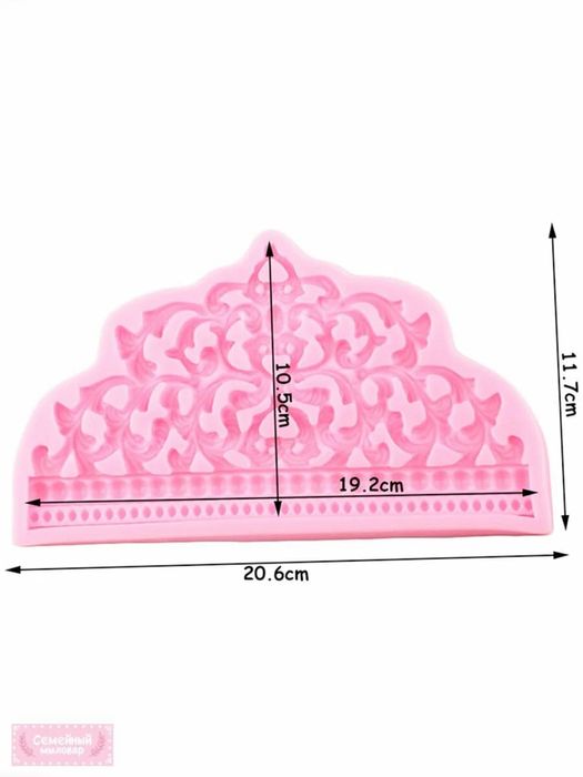 Селиконовая форма «корона» для мастики