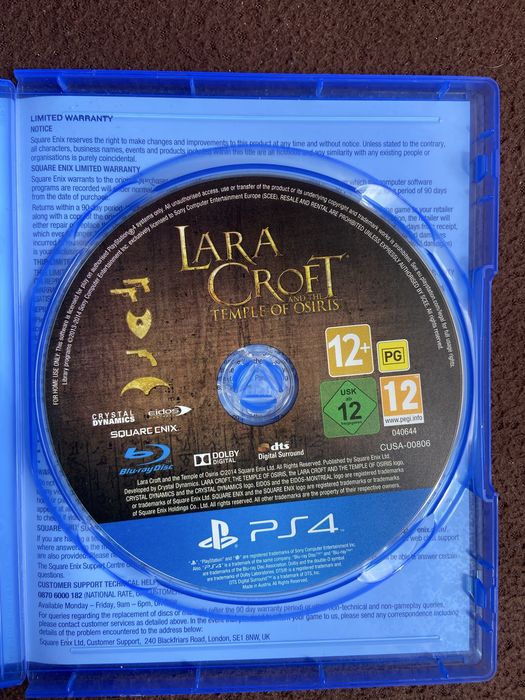 Игра За PS4 Lara Croft And The Temple Of Osiris
