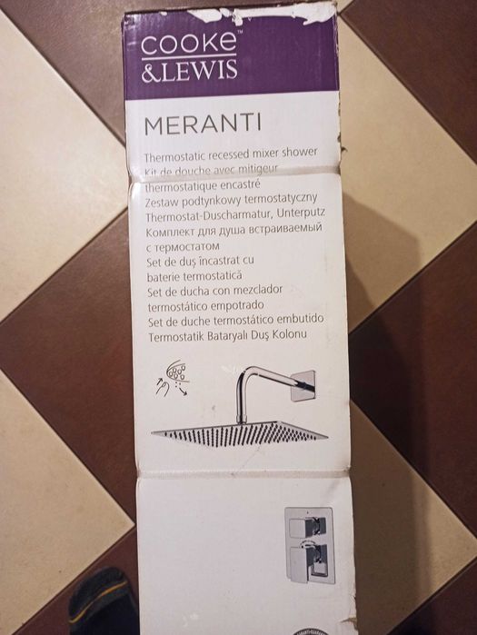 Cap de duș și baterie încastrate
Marcă: Cooke & Lewis